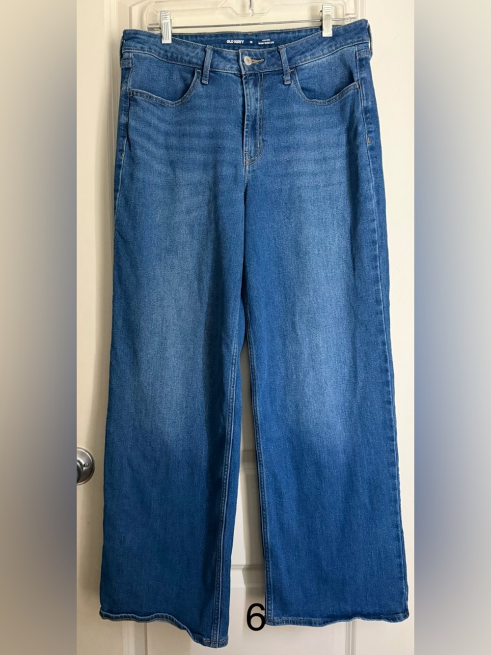Old navy High-Rise wow wide leg sz‎ 12 stretch boho Casul western office
